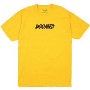 Doomed Cracked T-Shirt - Yellow