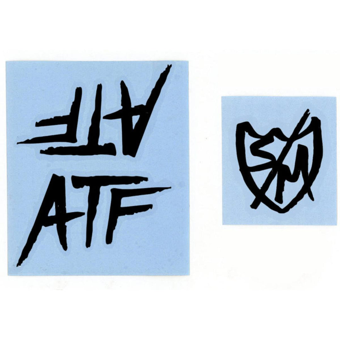 S&M ATF Frame Decal Sticker Set - Black