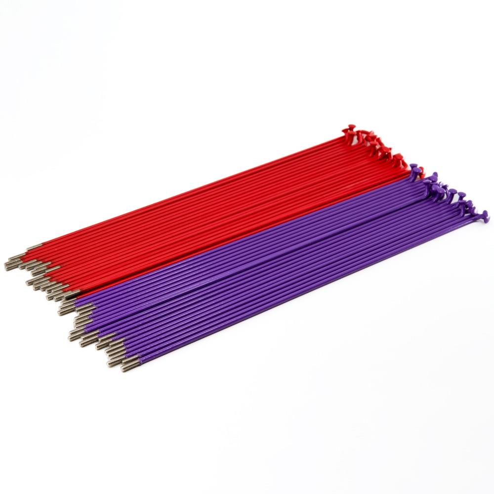 Source Stainless Spokes (40 Pack) - Red/Purple