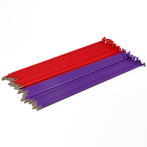 Source en acier inoxydable (40 pack) - rouge / violet