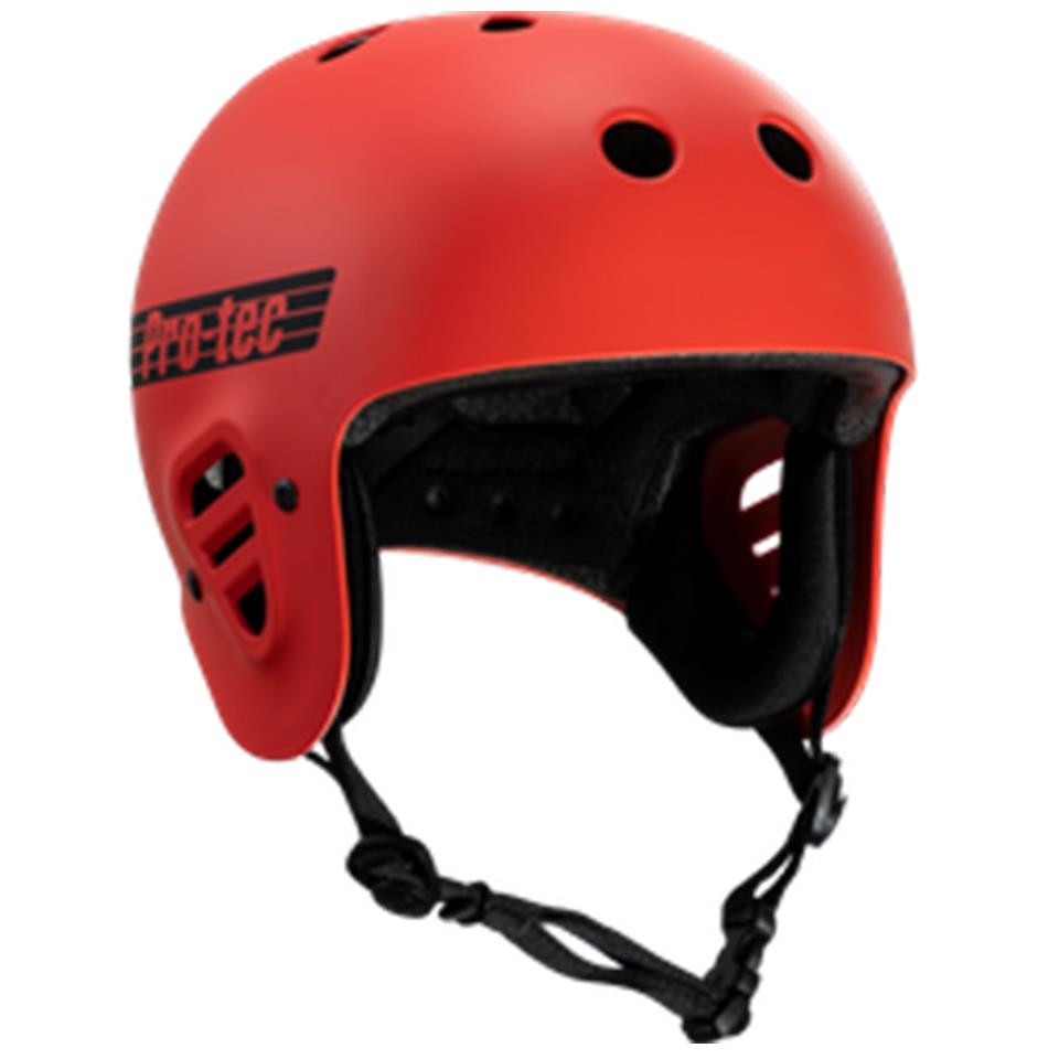 Pro-Tec Casco tagliato pieno - rosso opaco brillante