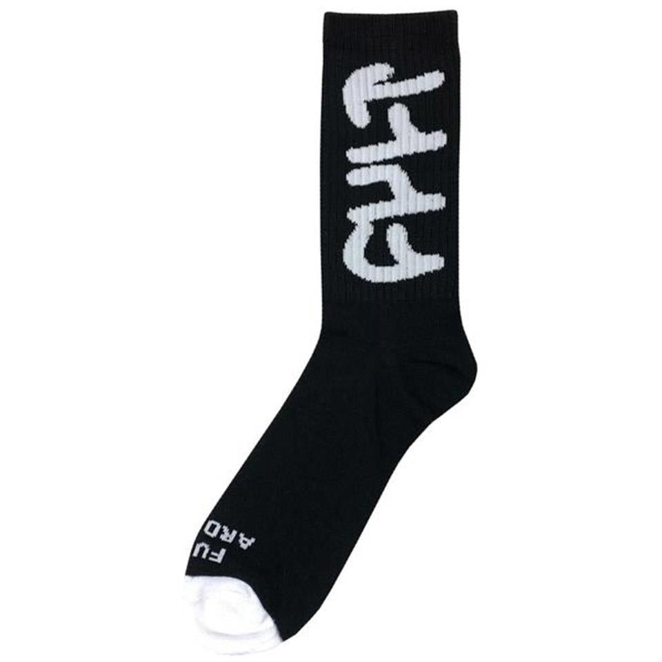 Cult Big Logotipo de calcetines de la tripulación - Negro