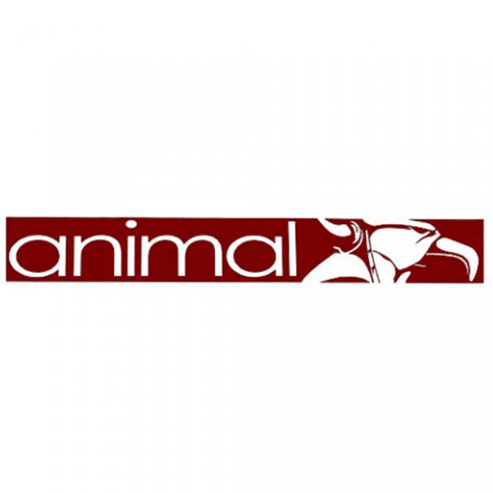 Animal 25in Street Sticker - Maroon