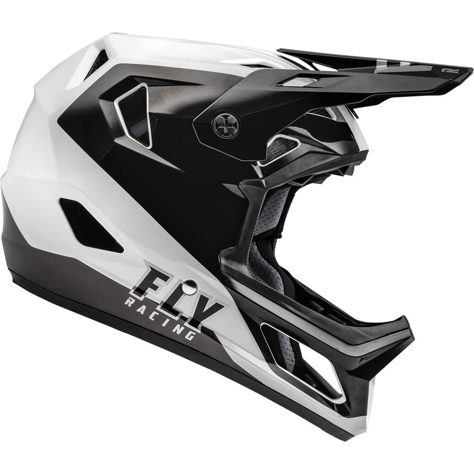 Fly Racing Youth Rayce Helmet - Black/White