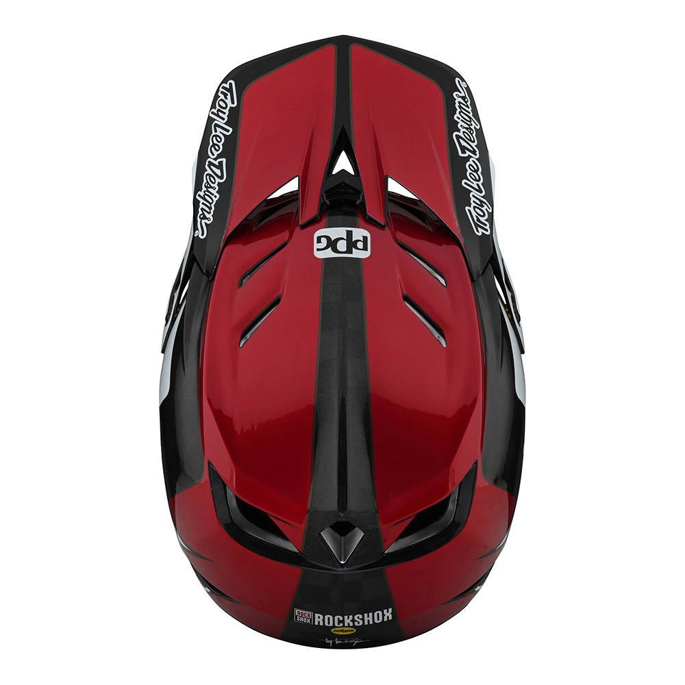 Troy Lee D4 Carbon Rennhelm - Corsa Sram Red