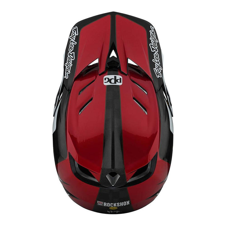 Troy Lee D4 Carbon Rennhelm - Corsa Sram Red