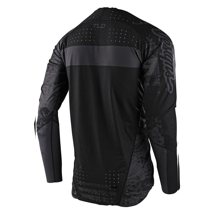 Troy Lee Sprint Ultra Race Jersey - Schmutz Schwarz