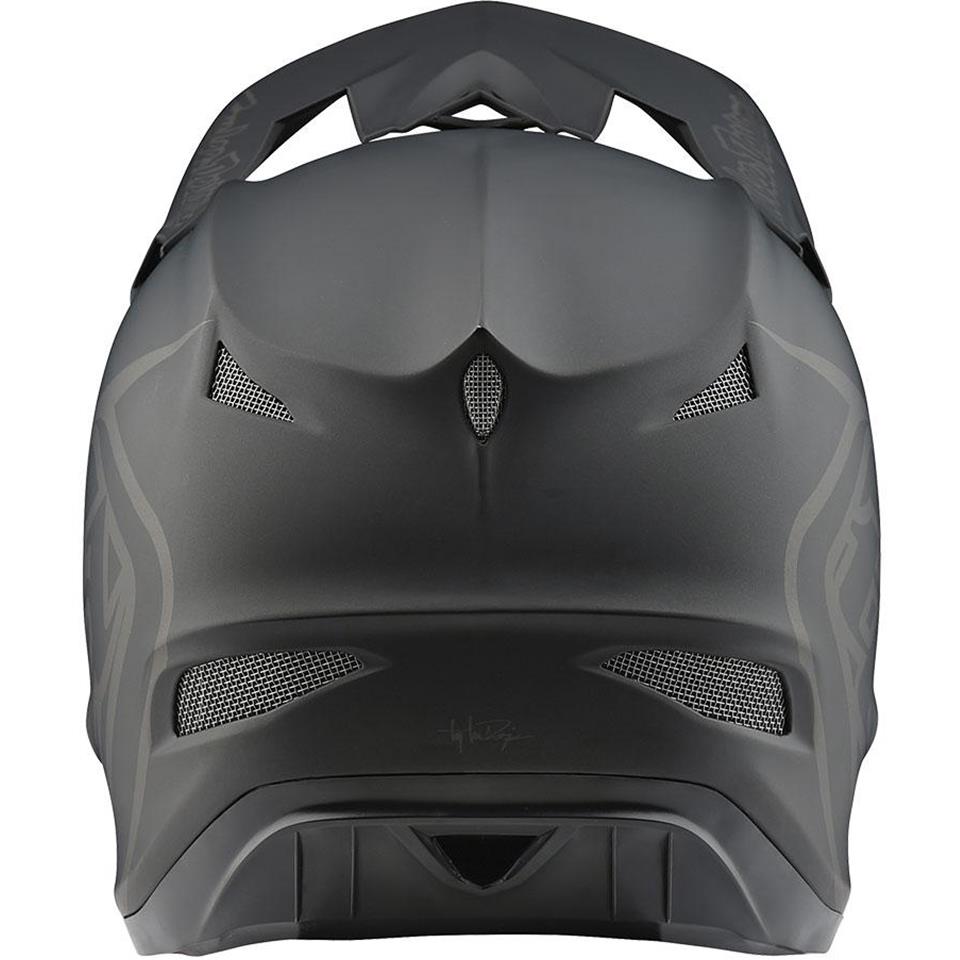 Troy Lee D3 Fiberlite Race Helmet - Mono Black