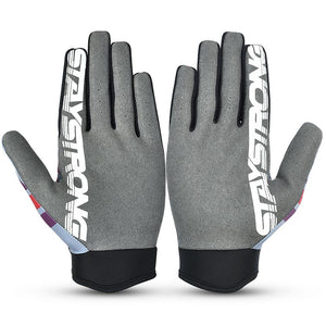 Stay Strong Icon Line Youth Gloves - Wine