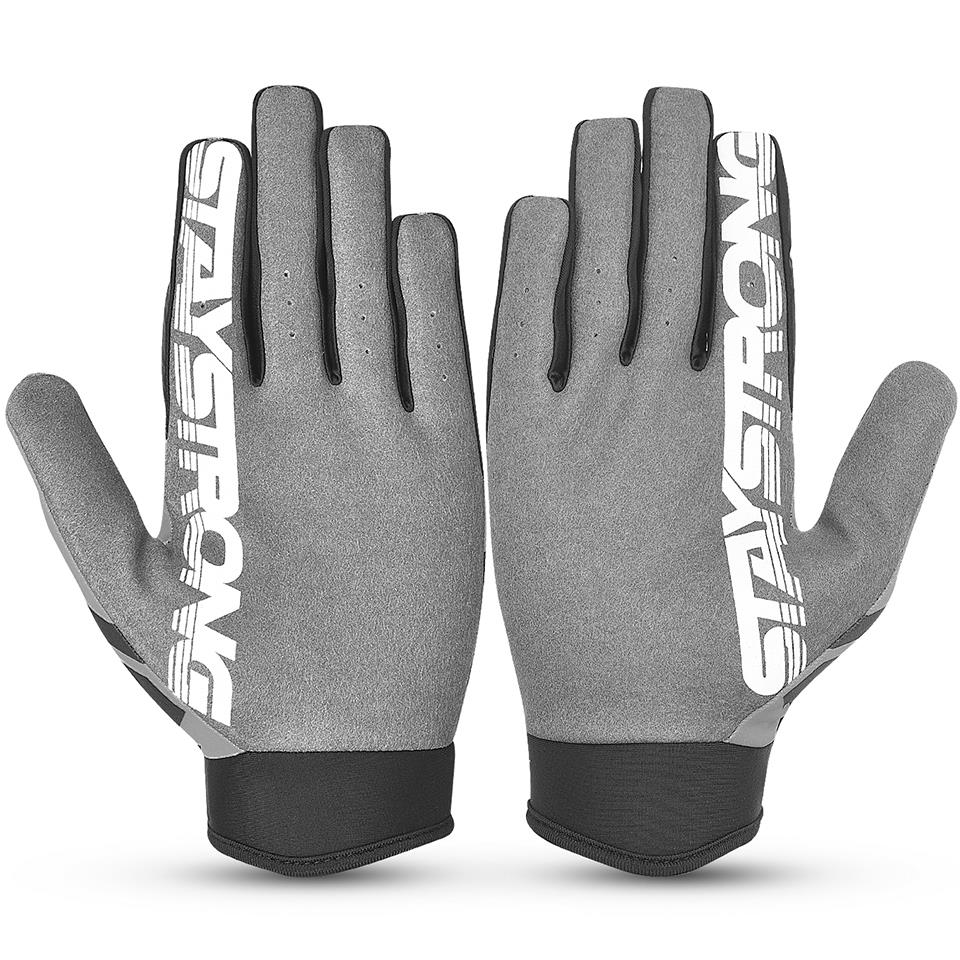 Stay Strong Chev Stripe Youth Gloves - Cocoa