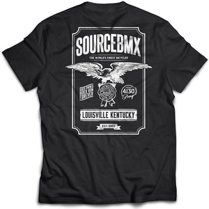 Camiseta de fuente Looavul - Negro