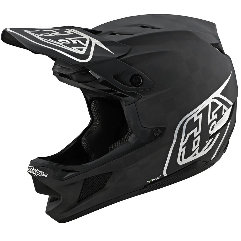 Troy Lee D4 Carbon Race Helmet - Lightning/Black