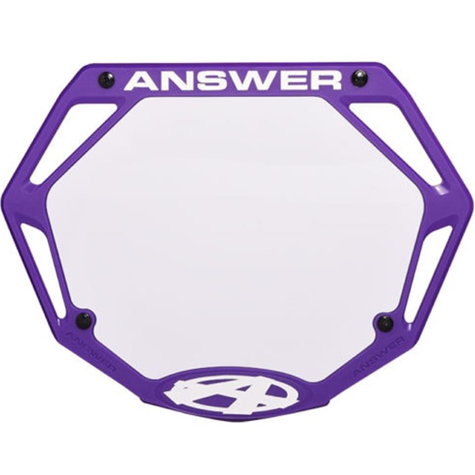 Answer Piastra numero di gara 3D