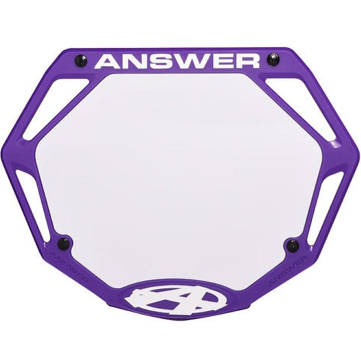 Answer Piastra numero di gara 3D