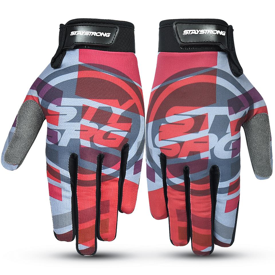 Stay Strong Icon Line Youth Gloves - Wine