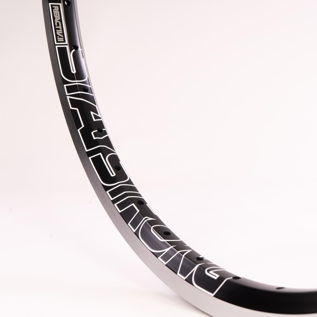 Stay Strong Reactiv 2 20", 36H Race Rim (1.5") - Rear/ Black