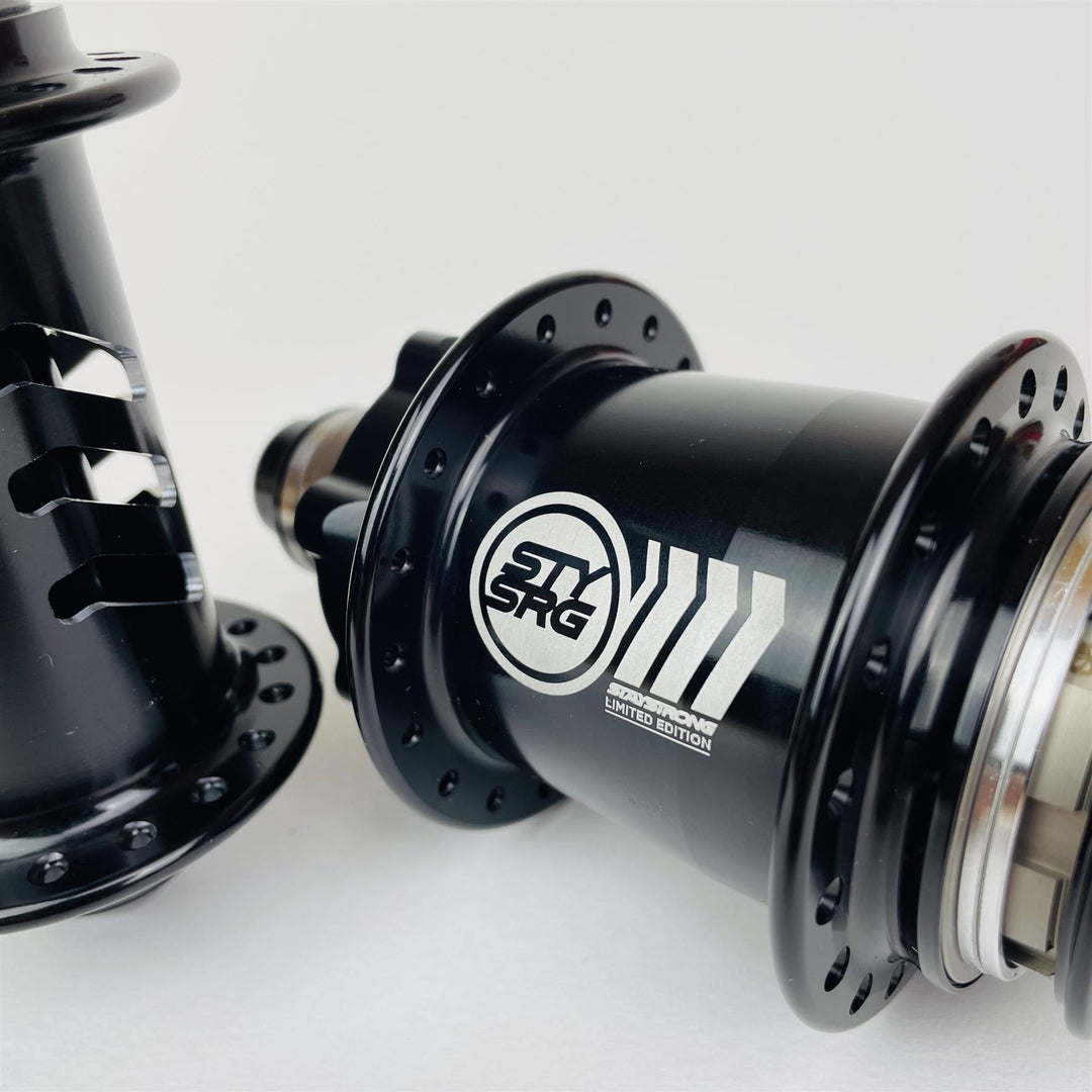 Stay Strong Limited Edition Onyx Ultra SS 36H Scheibe Hubset - 20 mm (vorne) 10 mm (hinten)