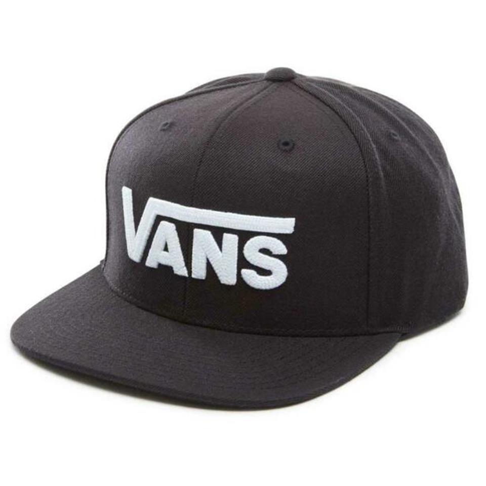 Vans Drop V II Snapback Hat - Black/White
