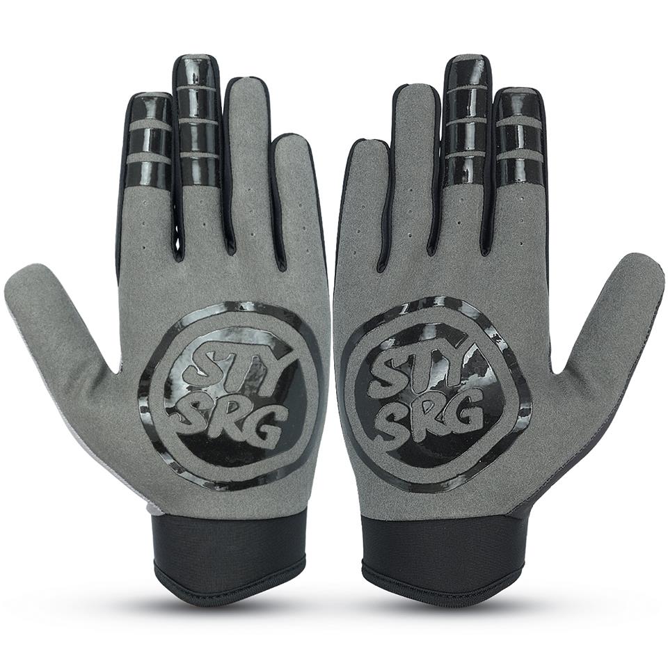 Stay Strong Live Life Gloves - Black/Grey