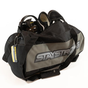 Stay Strong Word Duffle Bag - Black
