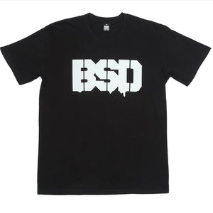 BSD T-shirt goutte à goutte - Noir