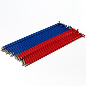 Source Stainless Spokes (40 Pack) - Blue/Red