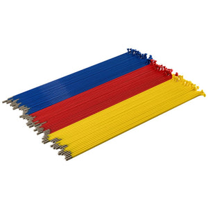 Source en acier inoxydable (60 pack) - bleu / rouge / jaune