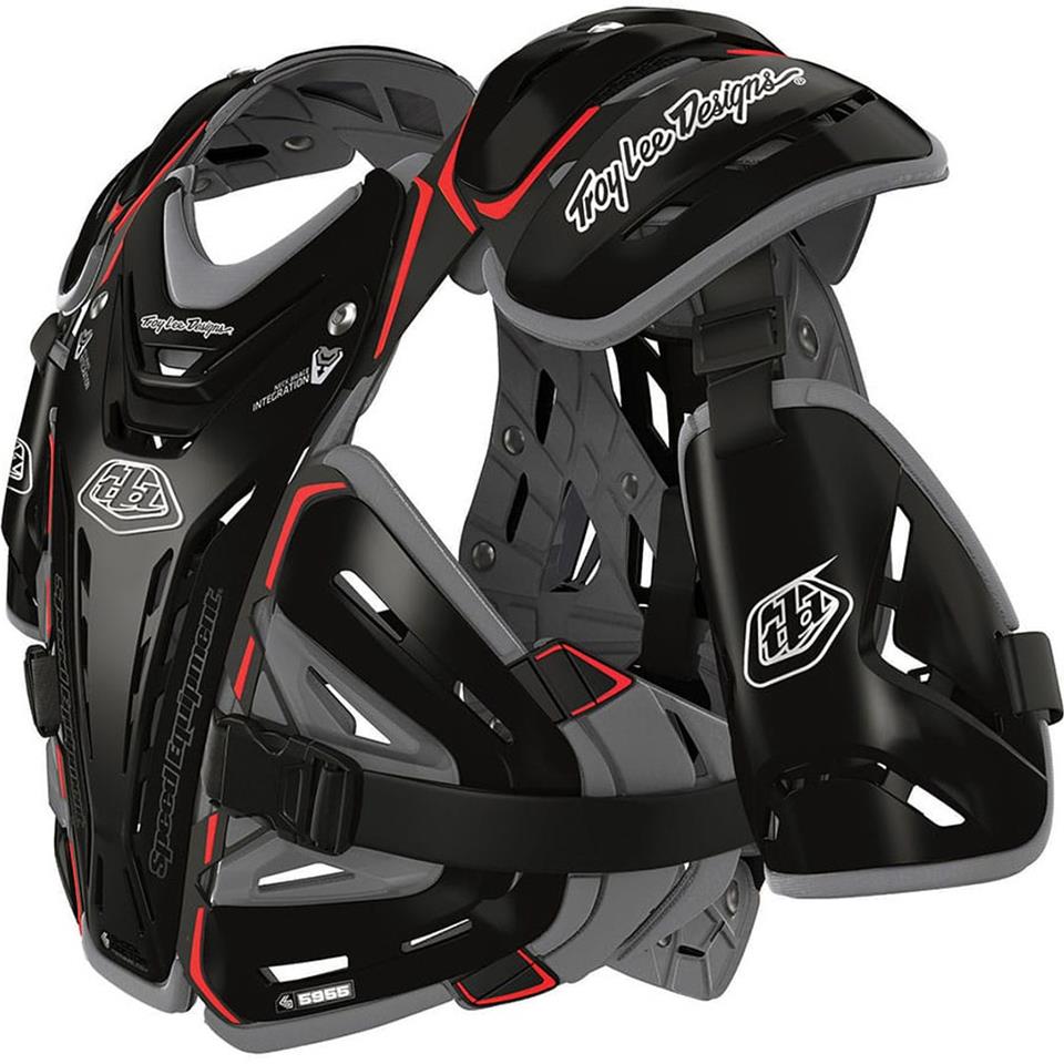 Troy Lee Youth BG5955 Race Chest Protector - Black