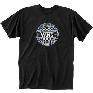 Vans T-shirt Circle Checker - Noir