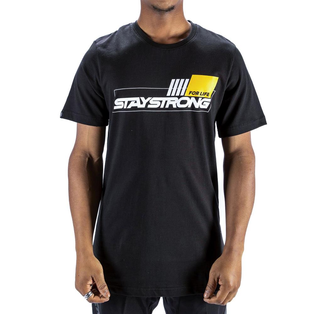 Stay Strong T-shirt pour la vie - Noir