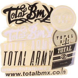 Total BMX Paquete de pegatinas mixtas