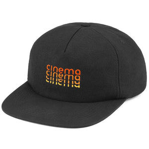 Cinema Stack Melton Wool Hat - Noir