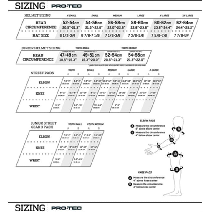 Pro-Tec Street Gear Jr 3 Pack - Sky Brown