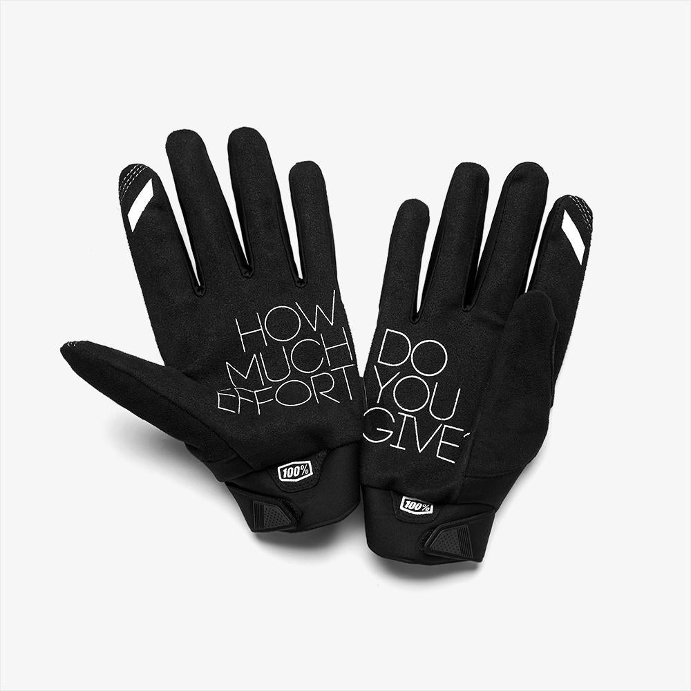 100% Geomatic Race Gloves - Black