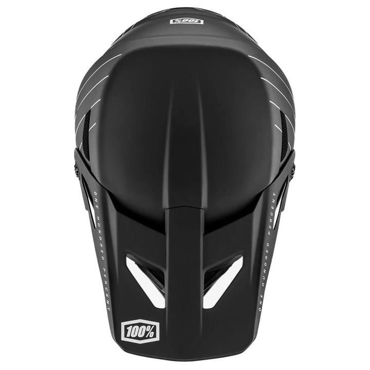 100% de casco de carrera de estado - esencial Negro