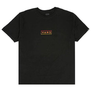 Vans Classique facile Box T-shirt - Noir/ Vrai rouge / jaune doré
