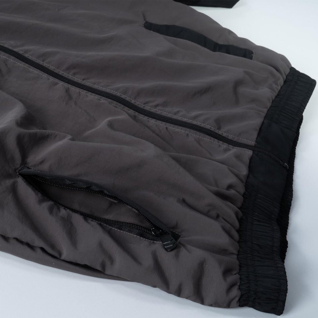 Stay Strong Taglia la giacca zip completa verticale - Nero/Grigio