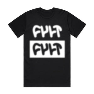 Cult Blurred T-Shirt - Black