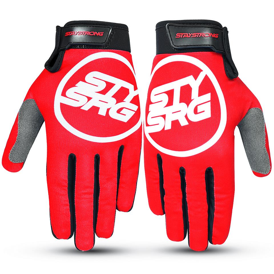 Stay Strong Staple 3 Gloves - Red