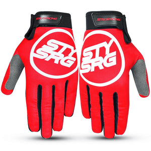 Stay Strong Staple 3 Gloves - Red