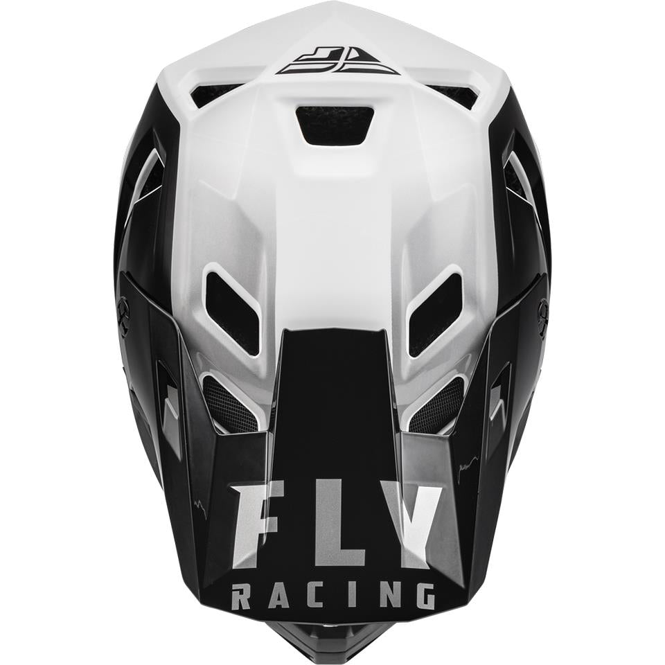 Fly Casco Racing Rayce - Negro/Blanco