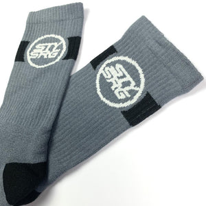 Stay Strong Chaussettes icônes - gris