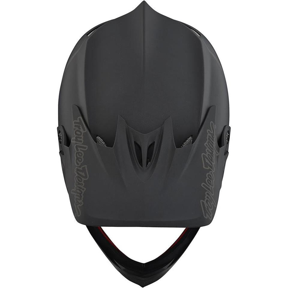 Troy Lee D3 Fiberlite Race Helmet - Mono Black