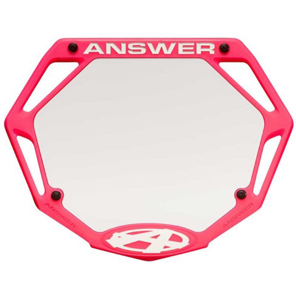 Answer 3D Race Number Plate