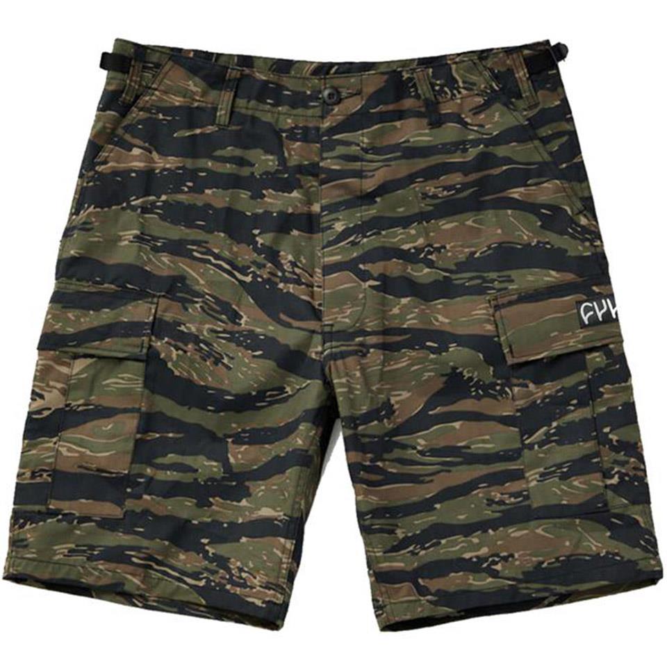 Cult Pantalones cortos militares - Tiger Camo