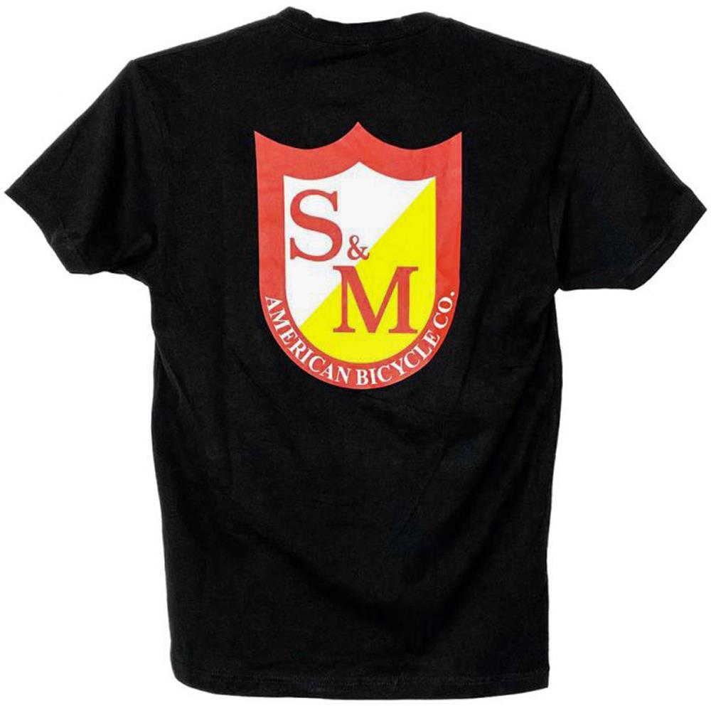 S&M Classic Shield T-Shirt - Black