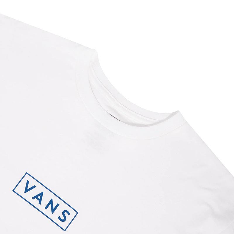 Vans Classic Easy Box T-Shirt - White/True Blue