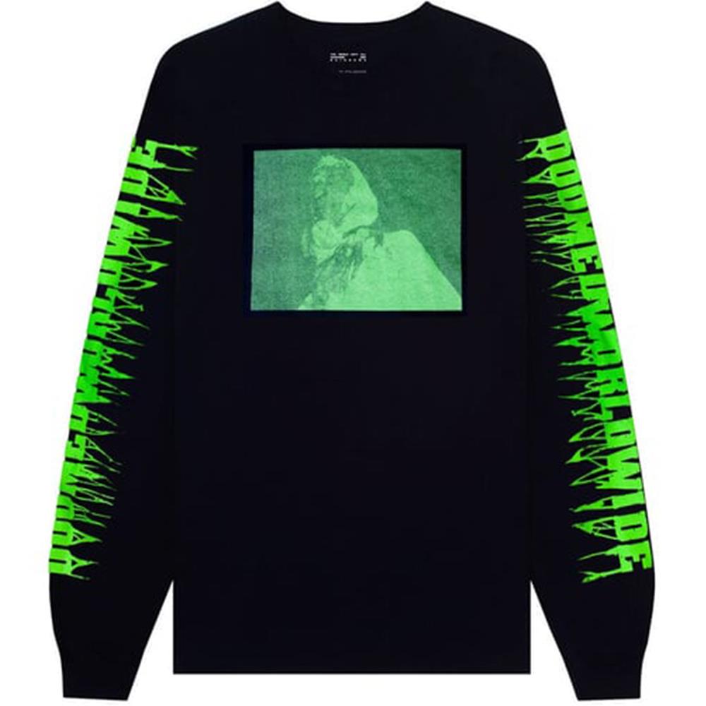 Doomed Renunciar a la camiseta de manga larga - Negro