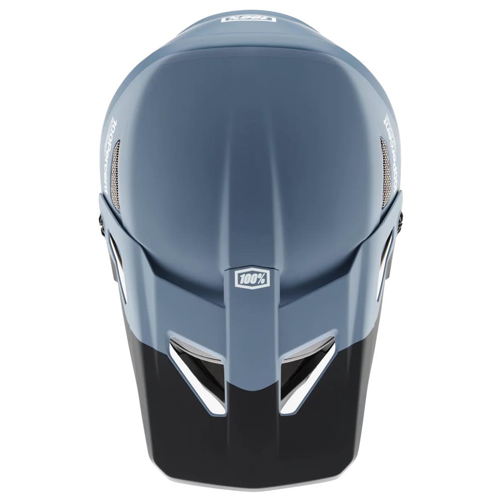 100% de casco de carrera de estado - Drop/Acero Azul