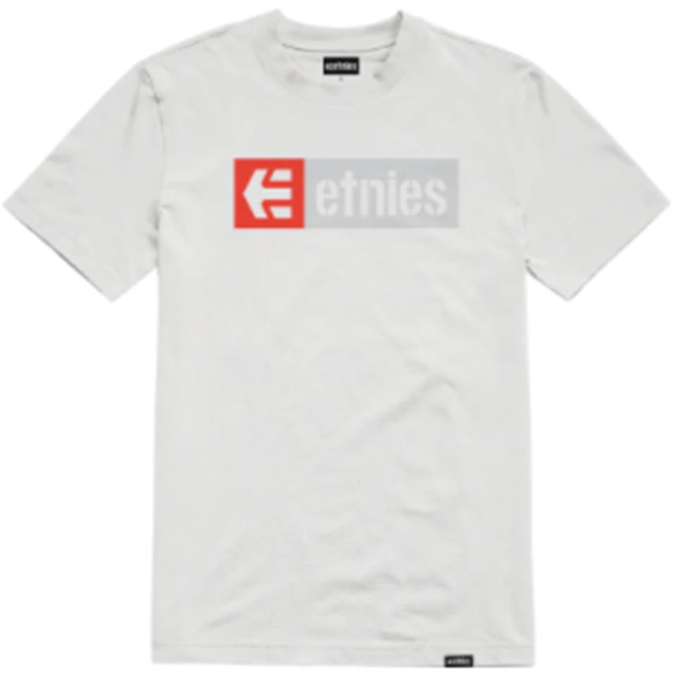 Etnies Nouveau Box T-shirt - blanc / gris / rouge